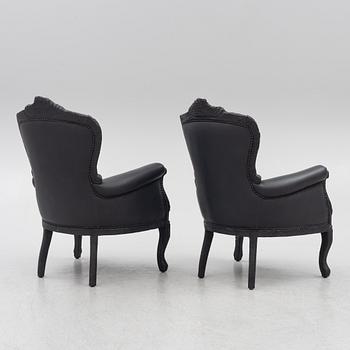 Maarten Baas, fåtöljer, ett par,  "Smoke Armchair", Moooi, samtida.