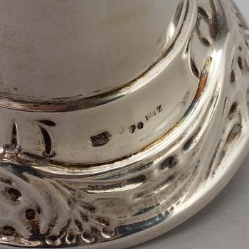 A Swedish Art Nouveau silver beaker, maker's mark K Anderson, Stockholm, 1917.