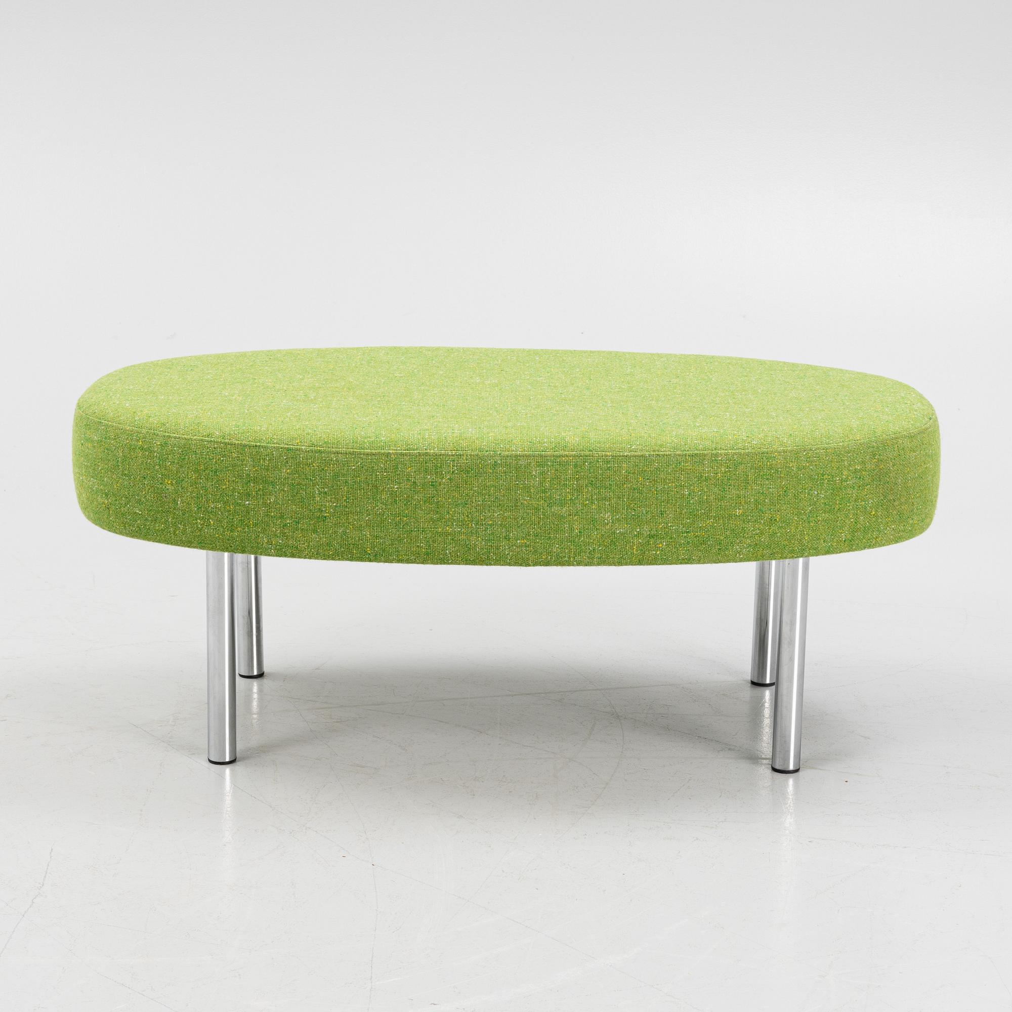 A 'Orgy' sofa with pouf by Karim Rashid for Offecct.