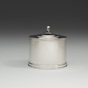 An Atelier Borgila sterling lidded jar, Stockholm 1936.