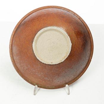 Stig Lindberg, a stoneware bowl, Gustavsbergs Studio, Sweden, 1965.
