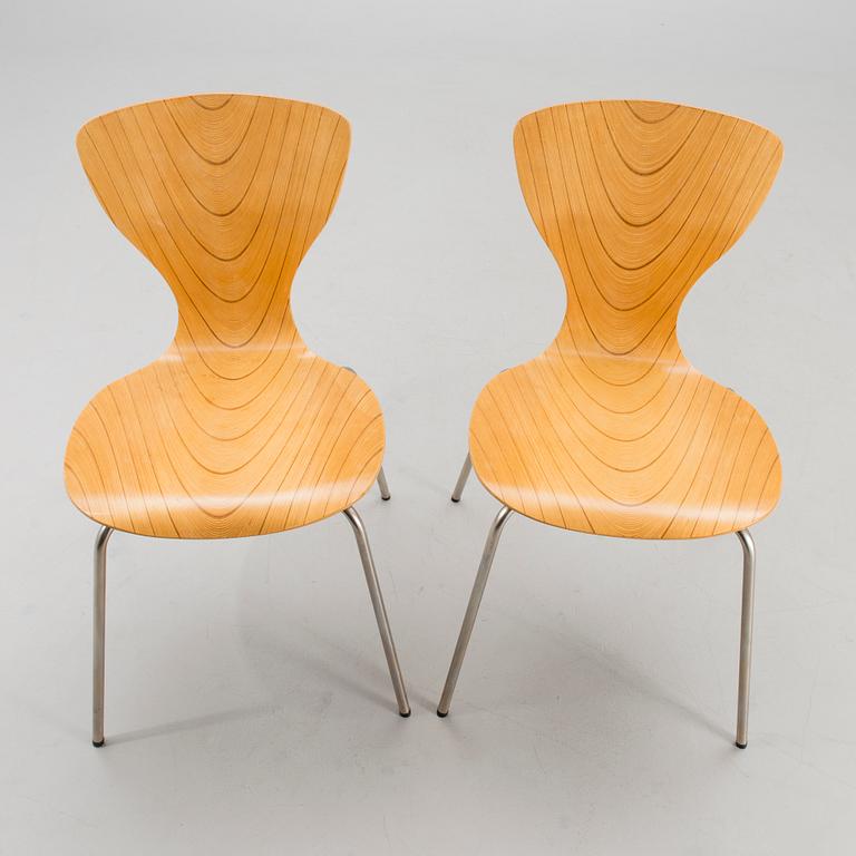 A pair of "Nikke" chairs, designed in 1958 for Asko.