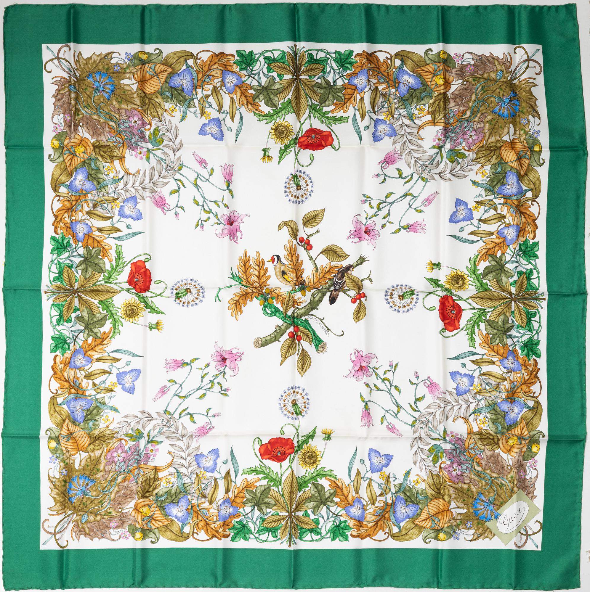 Gucci, vintage scarf.