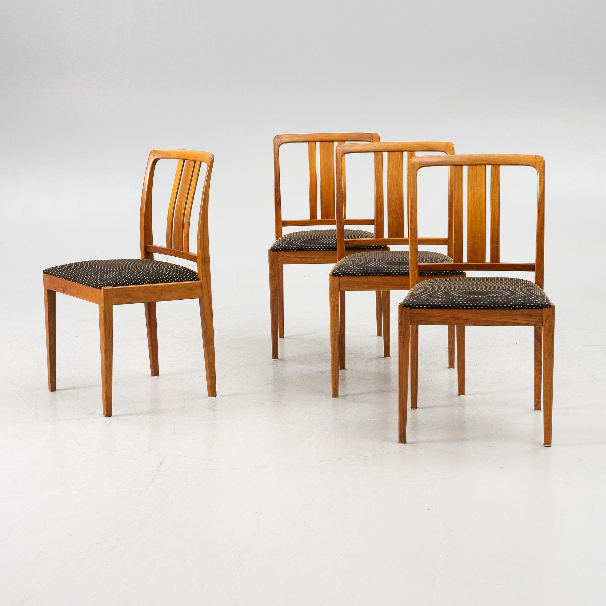Bertil Fridhagen, stolar, 4 st, Bodafors.