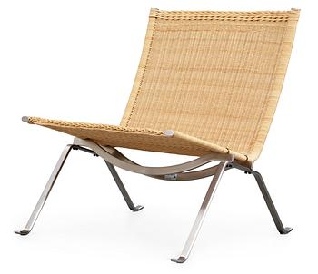 78. A Poul Kjaerholm "PK-22" easy chair, Fritz Hansen, Denmark 2000.