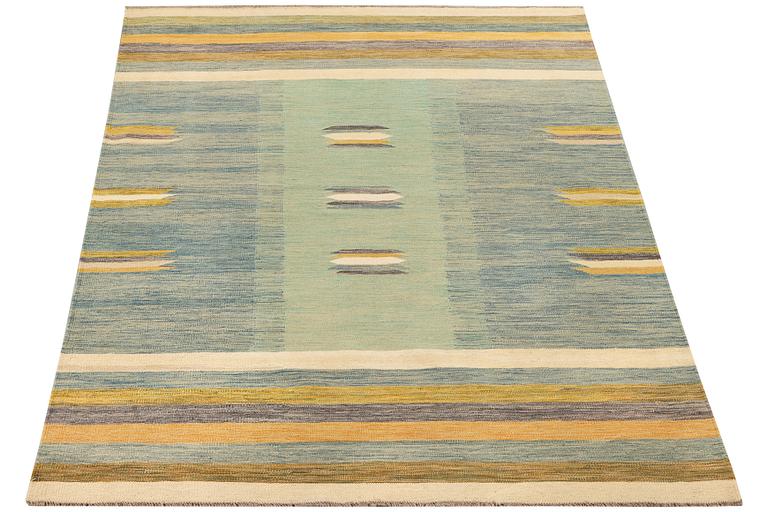 An Afghan kelim rug, c. 238 x 160 cm.