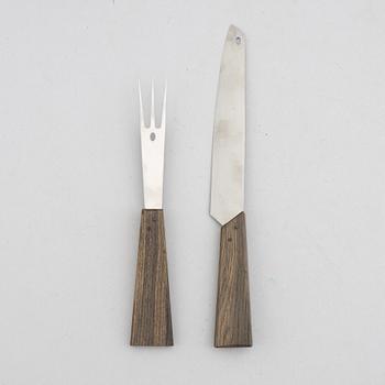 Tapio Wirkkala, carving cutlery, special edition of "Finnpoint" by the manufacturer Hackman/Sorsakoski, 1623/1960s.