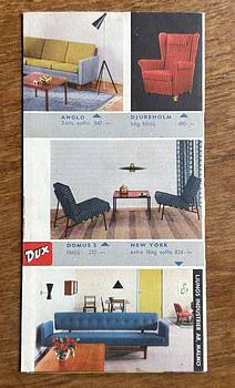 Edward Wormley, ”New York” soffa, modell 5316, Ljungs Industrier Malmö, 1960.