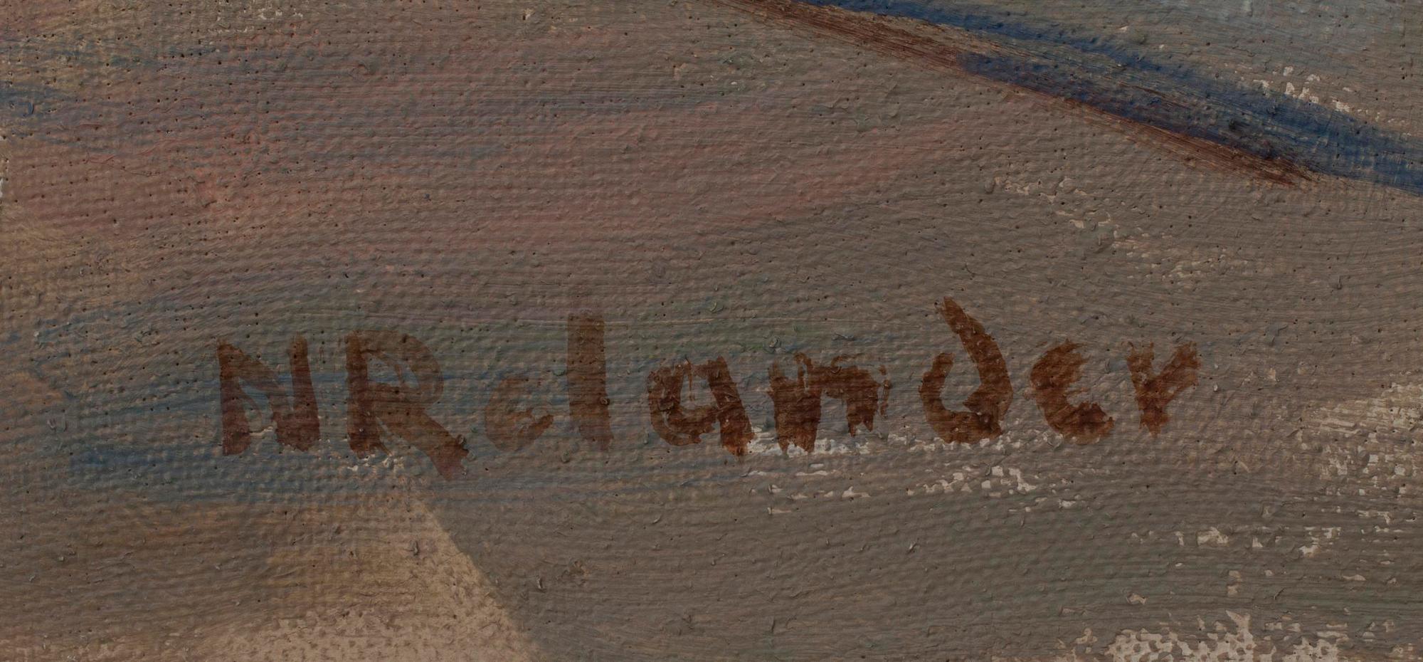 NILS RELANDER, olja på duk, signerad.
