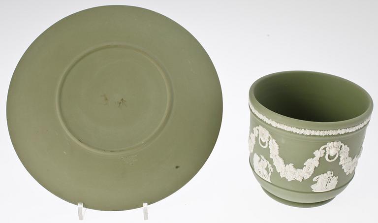 FAT SAMT YTTERFODER, jasperware, Wedgwood England, 1900-tal.
