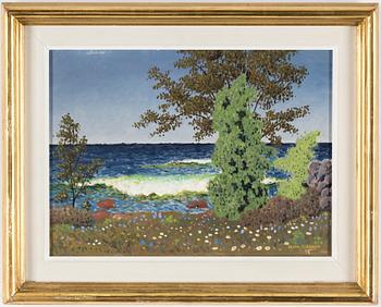 OSKAR BERGMAN,oil on panel, signed and dated 1949.