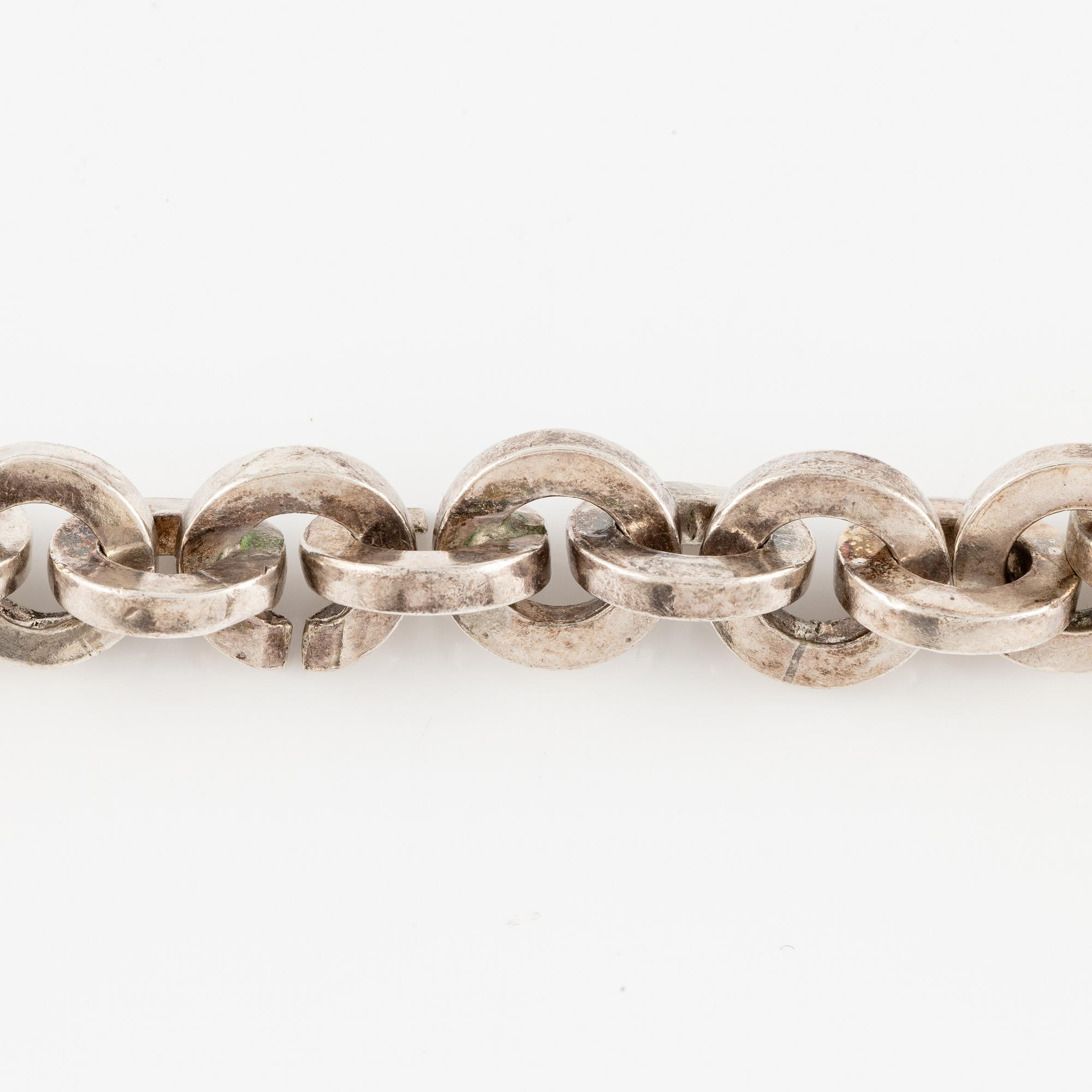 Rey Urban, necklace, silver, Stockholm 1969.