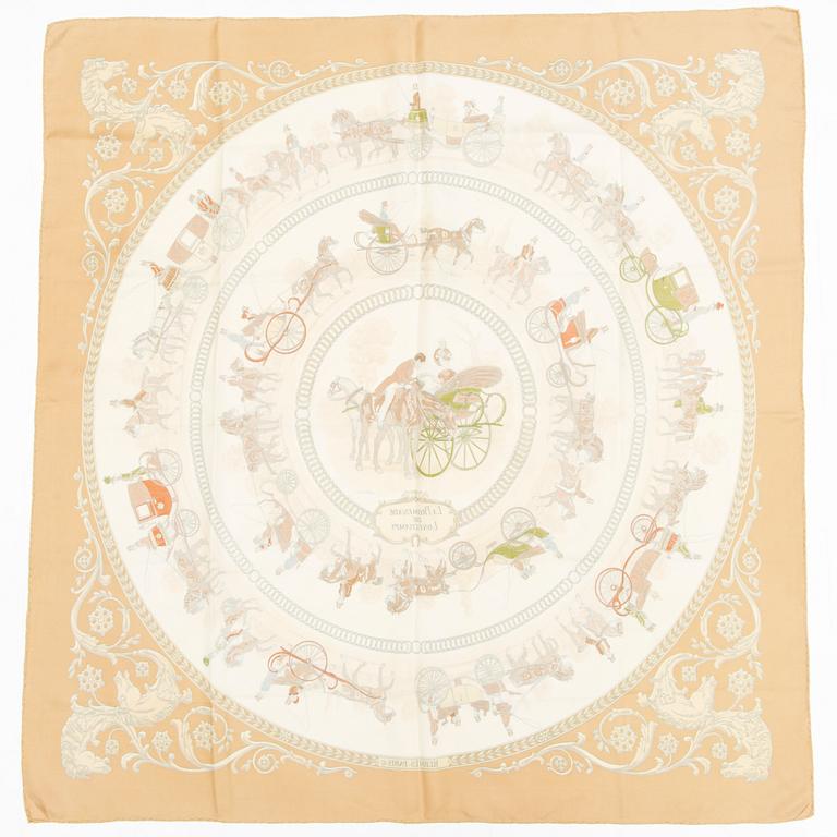 HERMÈS, "La Promenade de Longchamps", scarf.