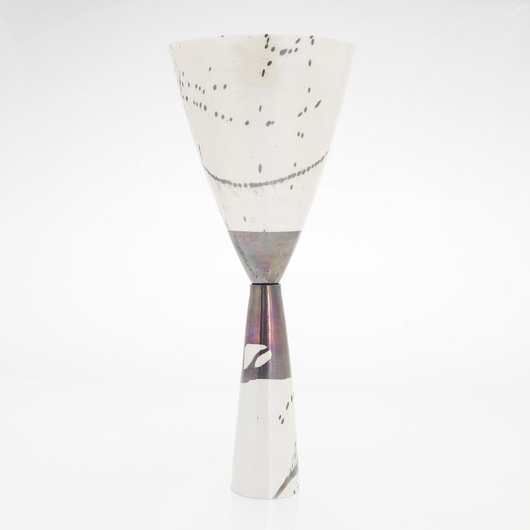 Inkeri Leivo, a ceramic vase, signed IL Arabia.