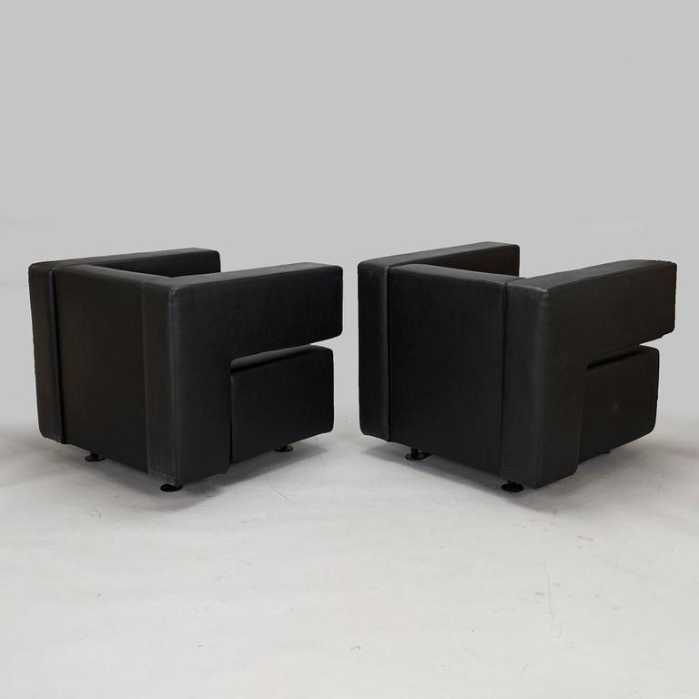 Jouko Järvisalo, fåtöljer, ett par, "Milo", Mobel Oy, Finland, 2000-tal.