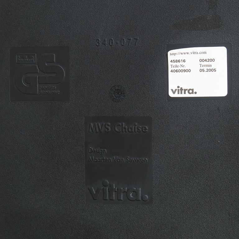 Maarten Van Severen, an "MVS Chaise" lounge chair, Vitra, 2000s.