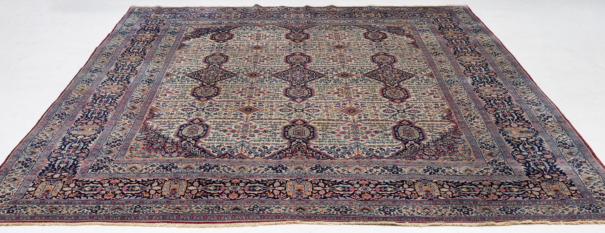 A Yazd carpet, southeast Persia. ca 425 x 315 cm.