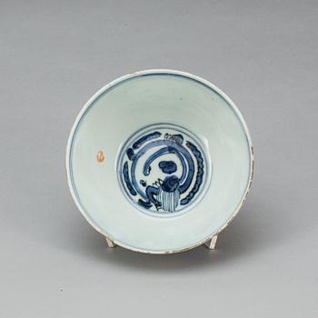 SKÅL, porslin, Kina, Ming (1368-1644).