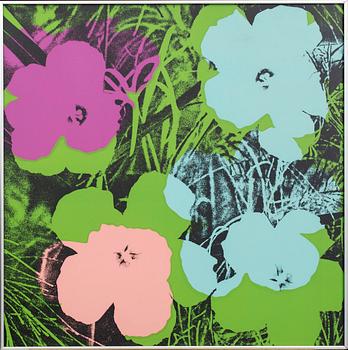 ANDY WARHOL, (after), Serigraphic print in colours, edited by Sunday B Morning, numbered 75/250.