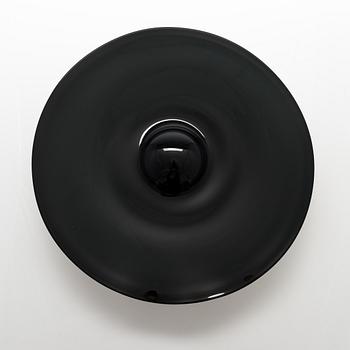Brita Flander, glasskulptur, "Eclipse forever", signerad B.F/U.S. Notsjö Nuutajärvi 1990.