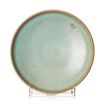 991. A jun ware dish, Northern Song dynasty.