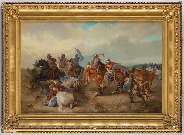 Oskar Leonard Andersson, Bataljscen.