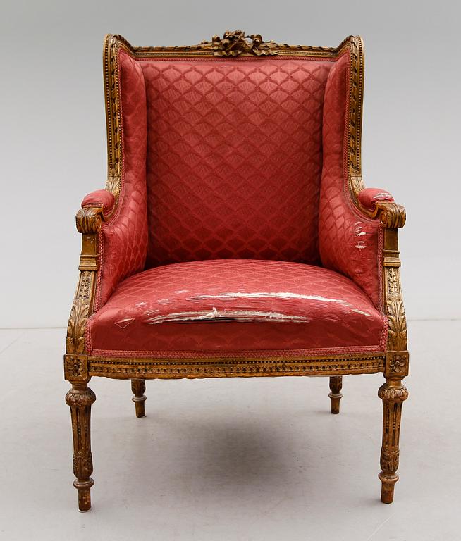 FÅTÖLJ, Louis Seize stil, 1900-talets första hälft.