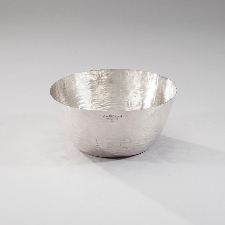 TAPIO WIRKKALA, SKÅL, silver, signerad TW, Kultakeskus Oy, Tavastehus 1978. 285 g.