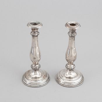 A pair of candlesticks, Vienna 1860s.