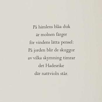 Peter Frie, Gunnar Ekelöf, Hans Magnus Enzensberger, "The Clouds", Elementum II, around the year 2005.