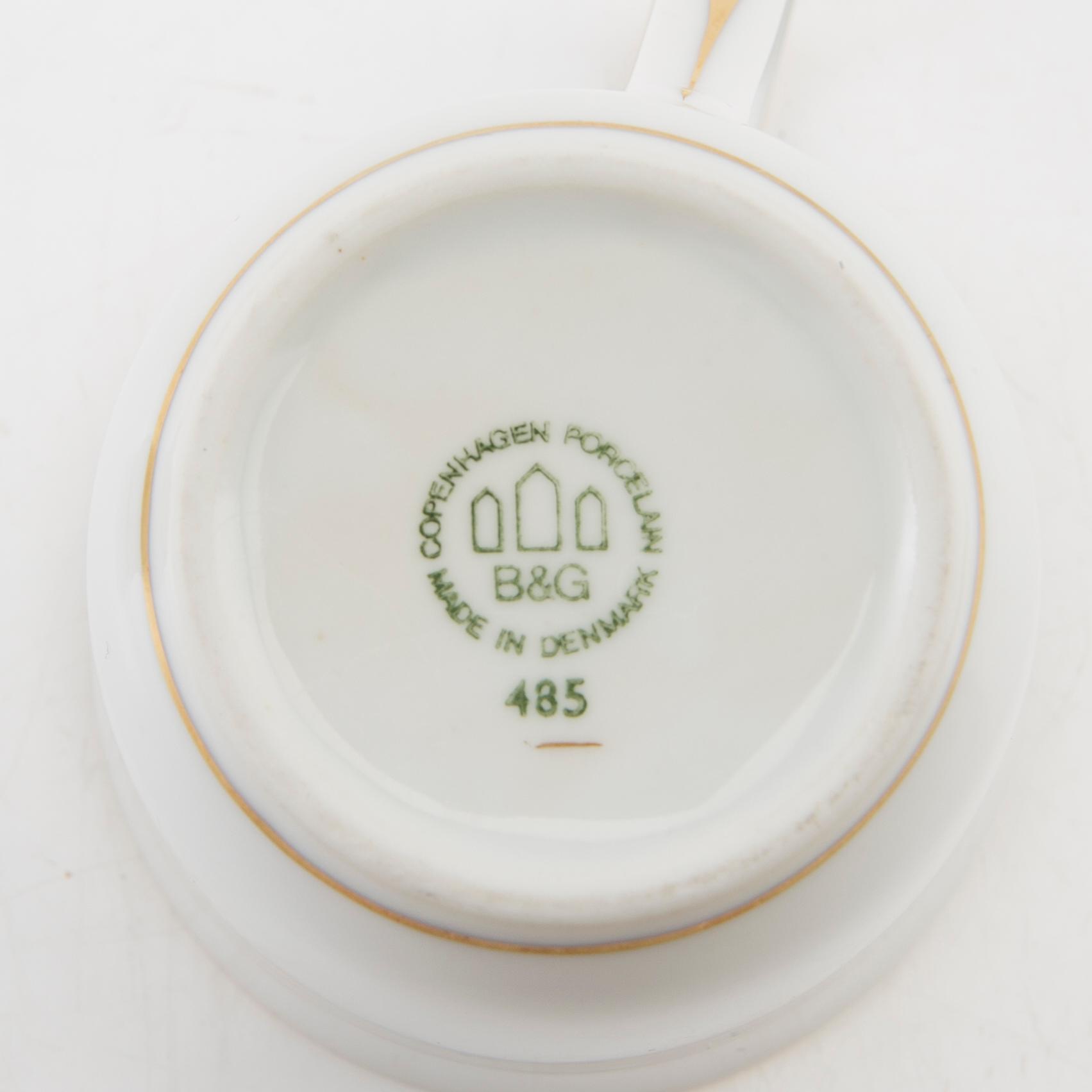 Servis  21 dlr Bing & Grøndahl, Danmark 1900-talets andra hälft porslin.