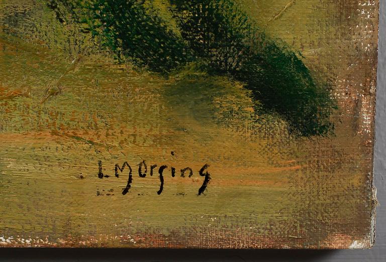 IVAR MORSING, oil on canvas, stamp signed.