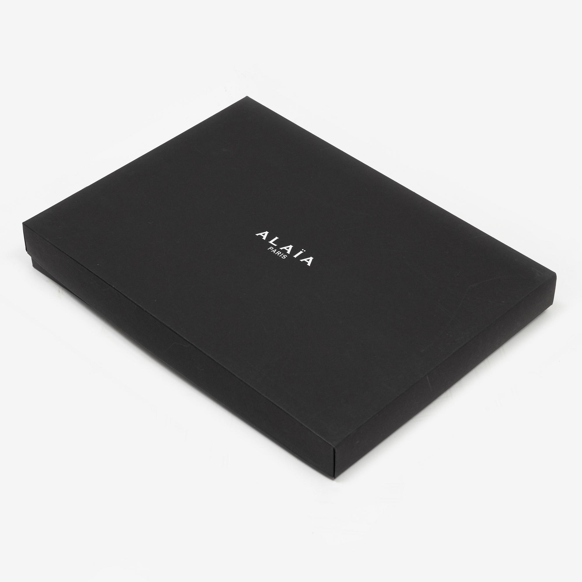 Alaïa, twin set bestående av kofta och linne, fransk storlek 38.