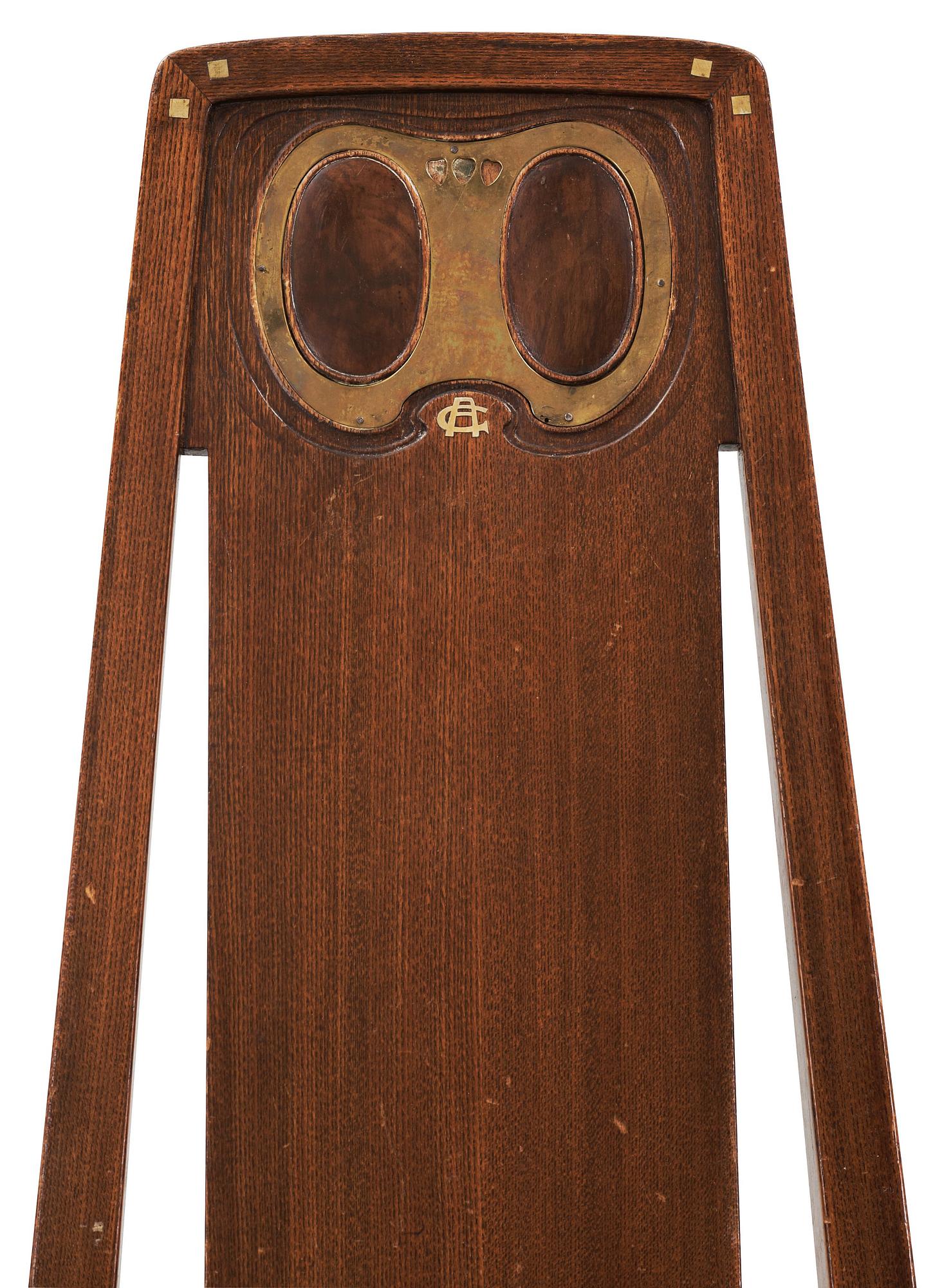 ALFRED GRENANDER, stolar, ett par Tyskland ca 1909, jugend.