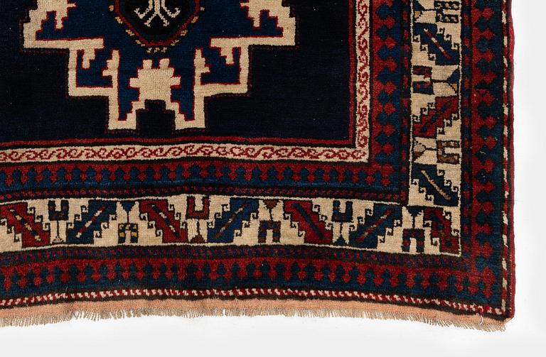 A Lesghi rug, North East Caucasus, signed, c. 230 x 135 cm.