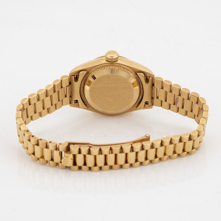 Rolex, Oyster Perpetual, Datejust, "Dégradé Diamond Dial", wristwatch, 26 mm.