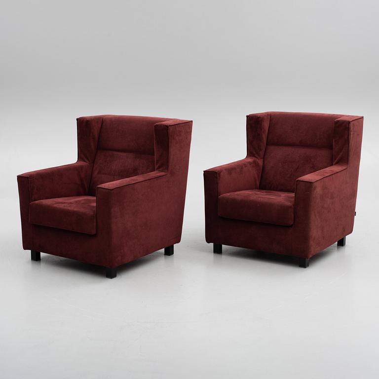 Armchairs, a pair, Gelderland, Netherlands.