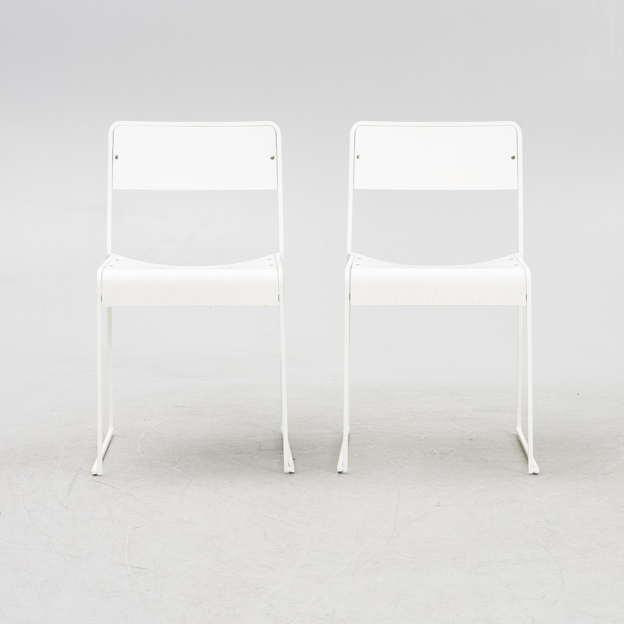 Pierre Sindre, a table and a pair of chairs, "Brokk" & "Sindre", Källemo.