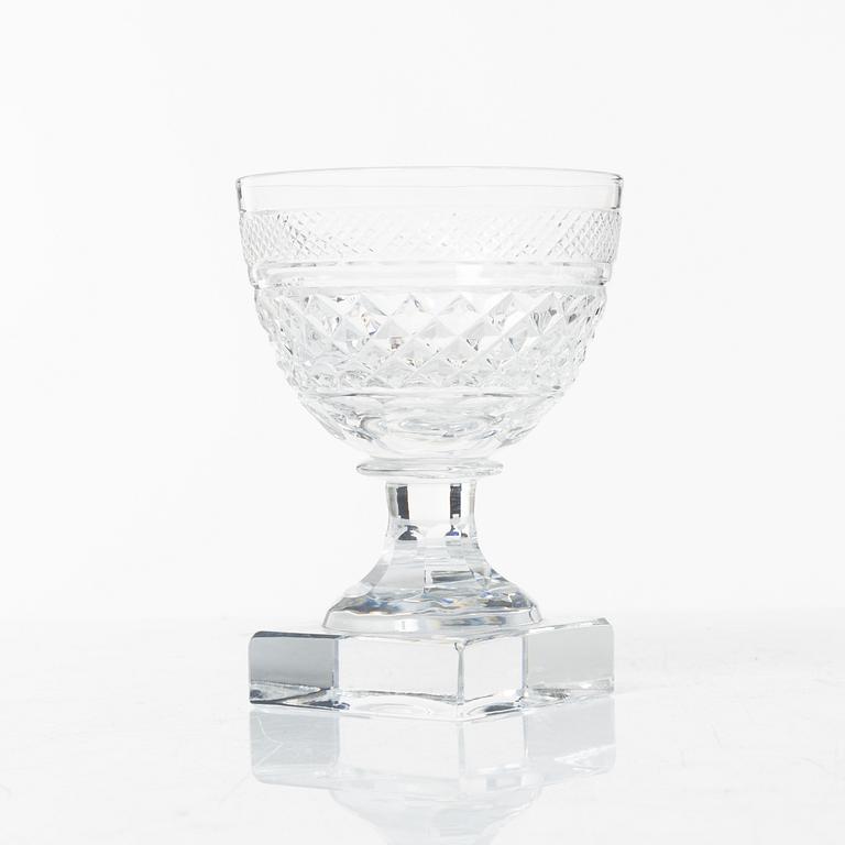 Elis Bergh, glasservis, 107 delar, "Kent", Kosta Boda.