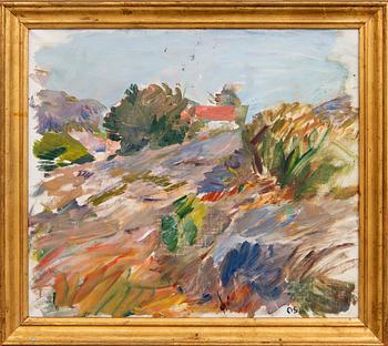 Olle Skagerfors, oil on canvas, signed OS.