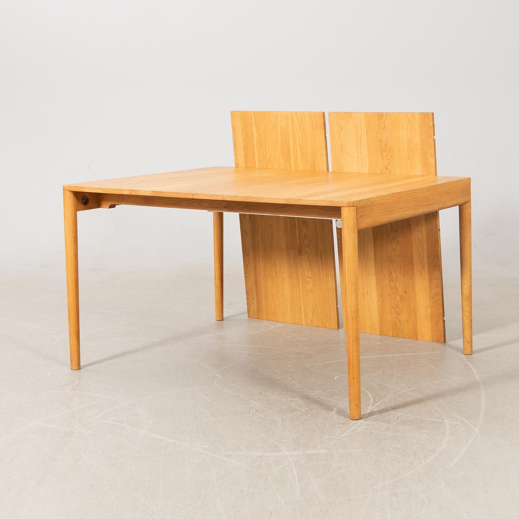 Nirvan Richter, dining table, "Brett Dining Table, Norrgavel".