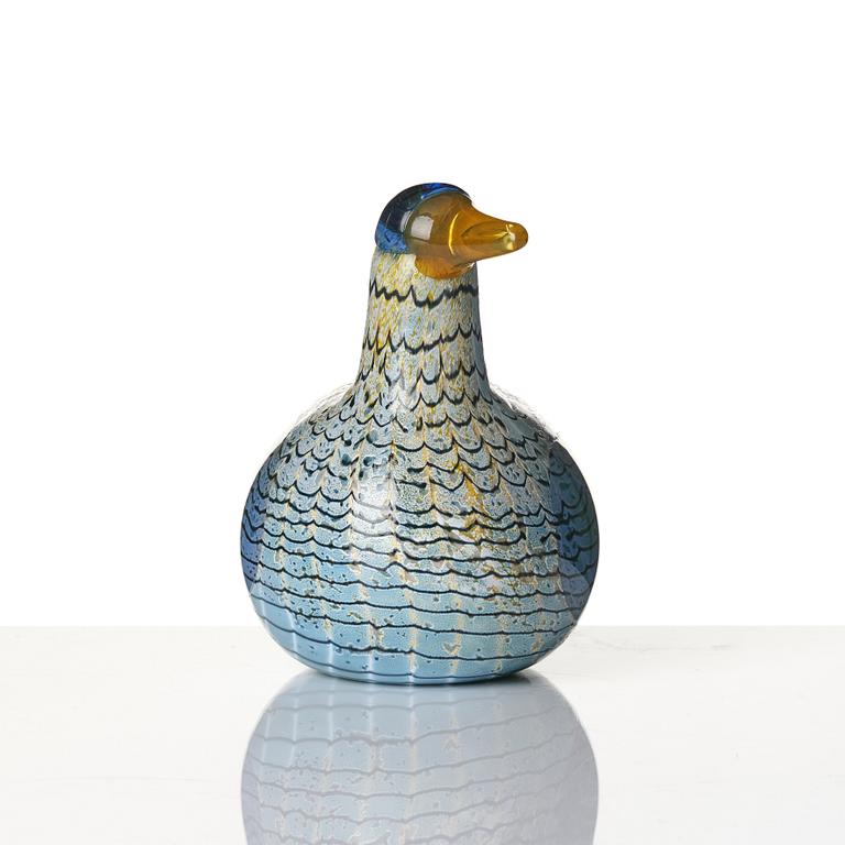 Oivo Toikka, fågel, "Martin hanhi", för 80-årsjubileet av Finlands självständighet, Nuutajärvi Notsjö, Iittala, Finland.