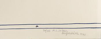 Marie-Louise Ekman, "BacchFärgseriegrafi, 1980anal".