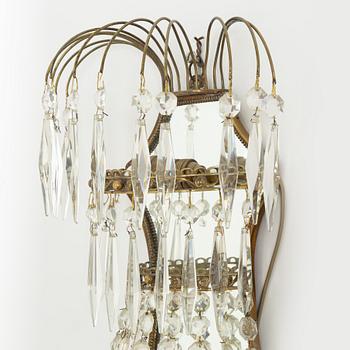 Vägglampett, gustaviansk stil, omkring 1900-talets mitt.