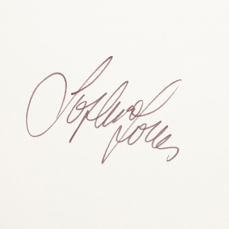 BLANDADE AUTOGRAFER, 10 st, bla Joséphine Baker, Umberto Nobile, Edmund Hillary och Ferdinand Porsche, egenhändiga.