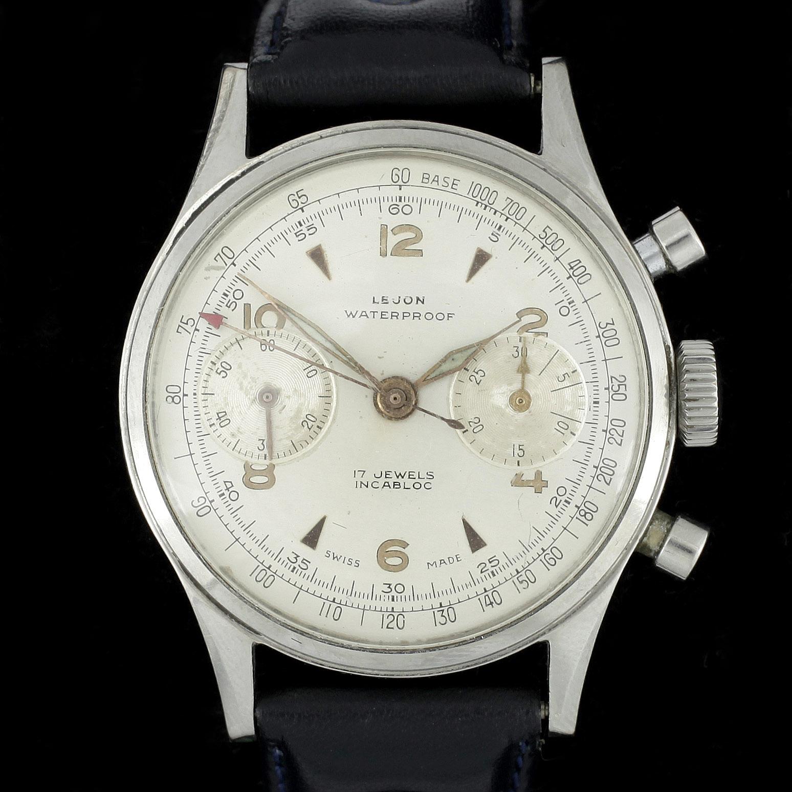 ARMBANDSUR, herr, Lejon, stål, 1960/70-tal.