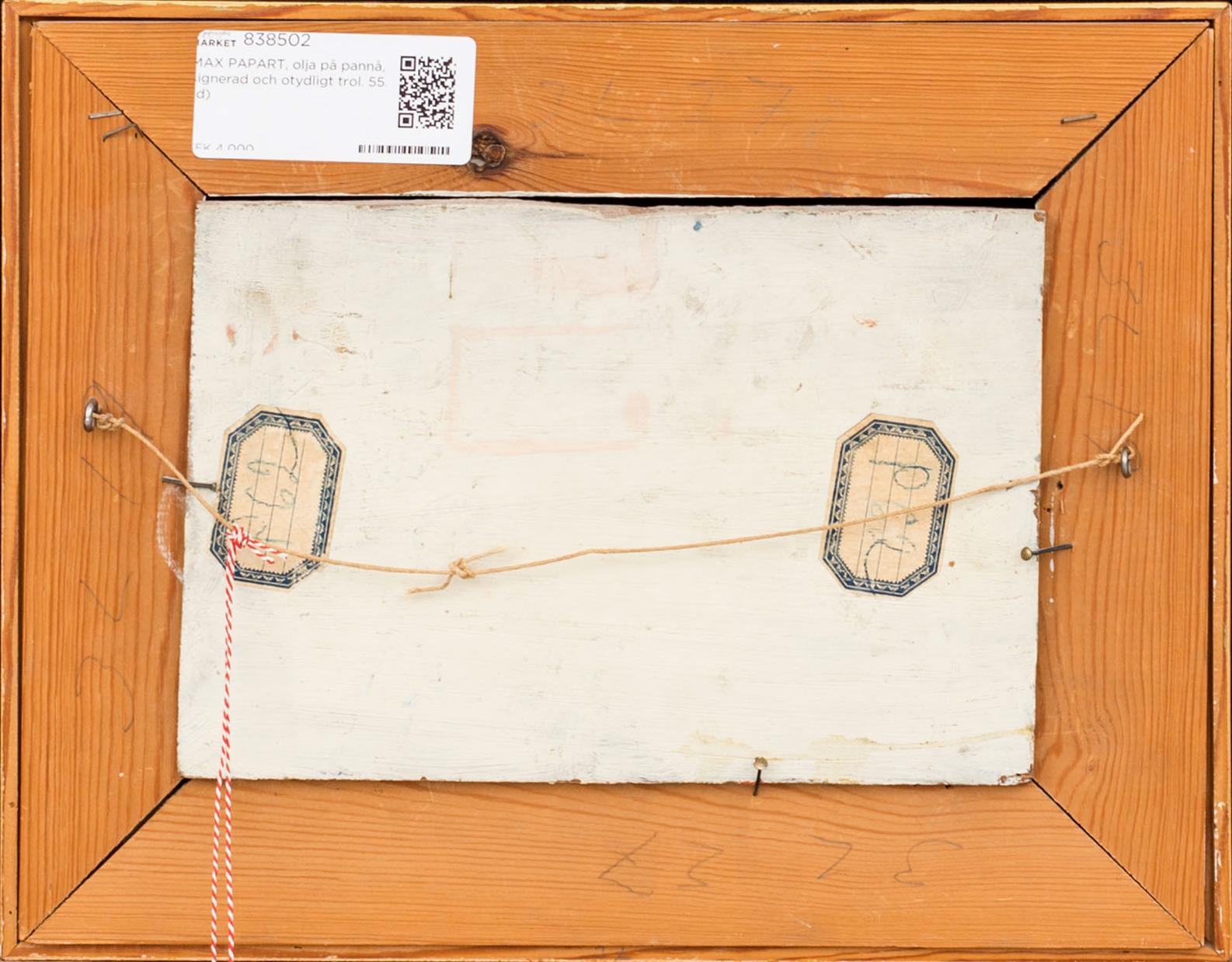 MAX PAPART, signerad.