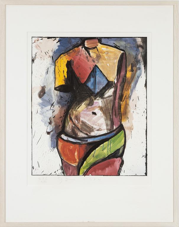 Jim Dine, lithograph in colours, 1985, signed 285/400.