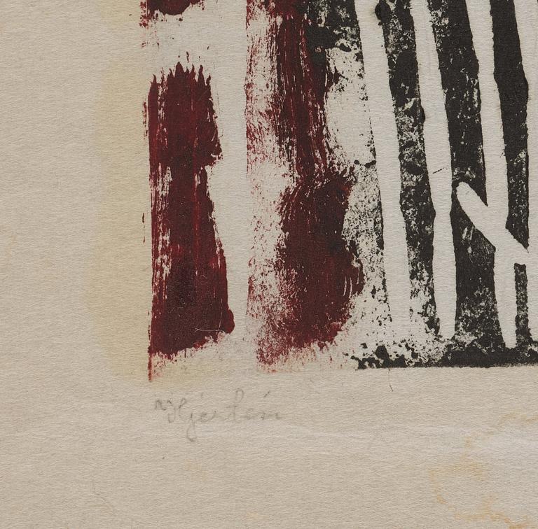 Sigrid Hjertén, Iván playing.