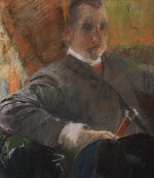 Bruno Liljefors, Portrait of the artist's brother Pontus Julius Liljefors (1864-1942).